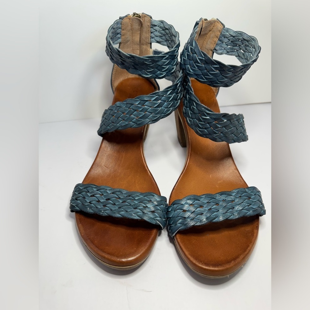 SUNDANCE Bonaire Strappy Sandals Blue 39